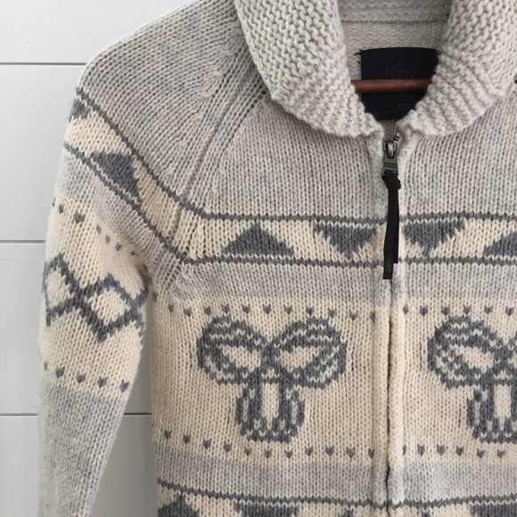 π SOLD! ARITZIA | TNA Lambswool Cardigan Sweater - Picture 3 of 8